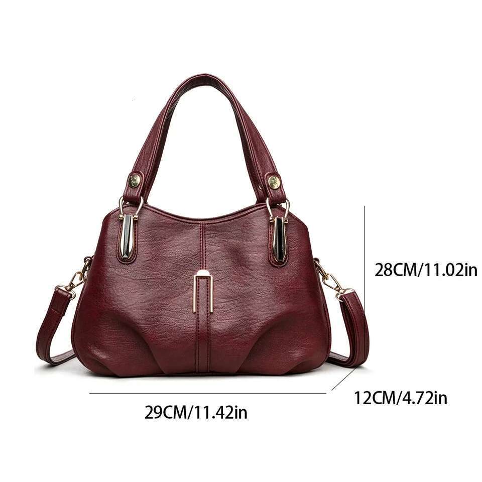 Genuine Brand Leather Women Handbag Designer Shoulder Crossbody Bags Ladies Purse Messenger Tote Female Commuting Bag