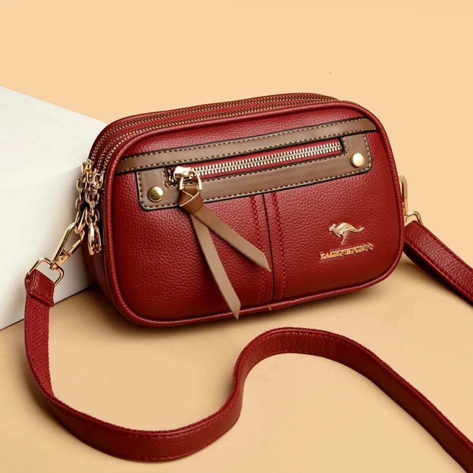 Genuine 3 Layers Designer Purses And Handbags Bag High Quality Leather Shoulder Sac Bags For Women 2024Sac A Main
