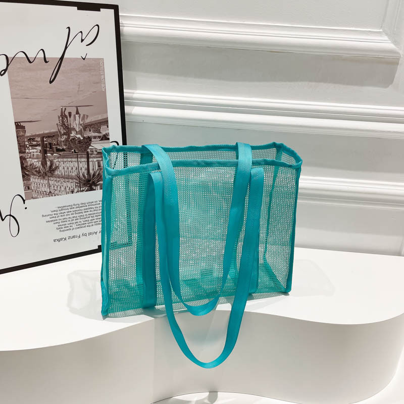 Free Delivery Designer Bag Handheld Shower 2025 Winter Mesh Beach Makeup Storage Large Capacity Portable Luxury Bag