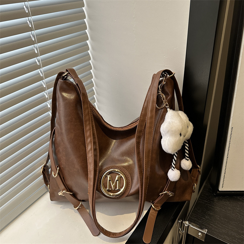 Free Delivery Designer Bag Large Capacity Tote For Women 2025 New Casual Versatile Crossbody Student Multi Purpose Backpack Luxury Bag
