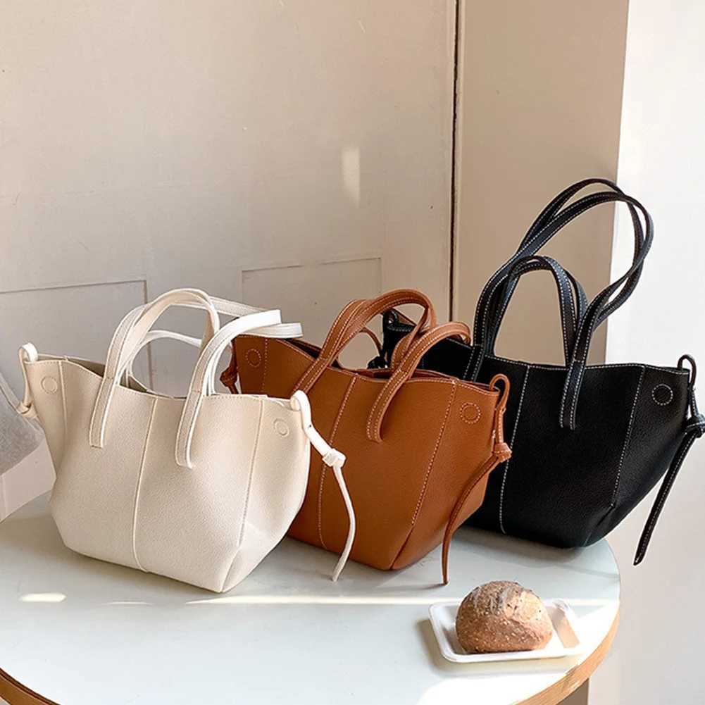 Wen Soft Underarm Bag Large Capacity Fi Tote Bag Stylish Shoulder Bag Simple Shopping Bag Trendy Commuting Bag B250618