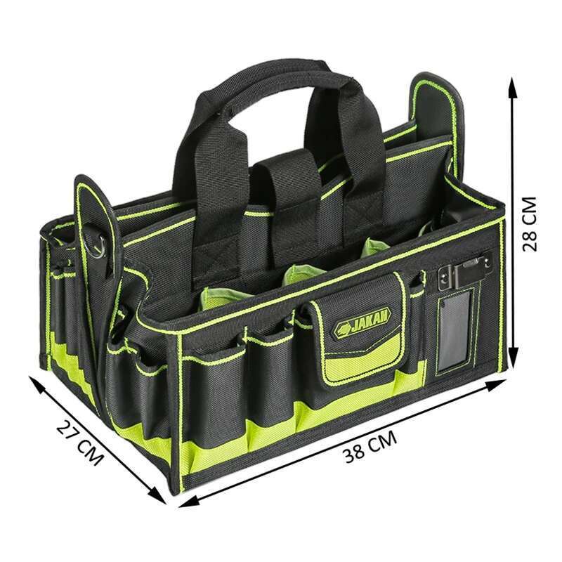 40-POCKETS Tote, Bag Organizer, Electrician HVAC Bag, Caddy, Tool Bags for Electricians