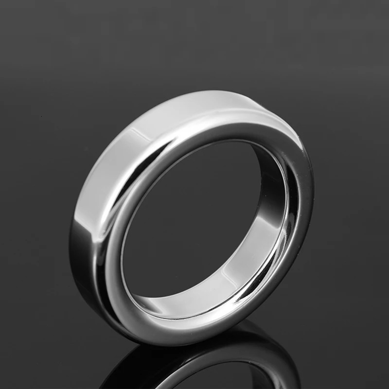 6 sizes Stainless Steel Male Penis Ring Ball Scrotum Stretcher Ejaculation Delay Metal Cock Rings BDSM Sex Toys For Men Cockring 250515