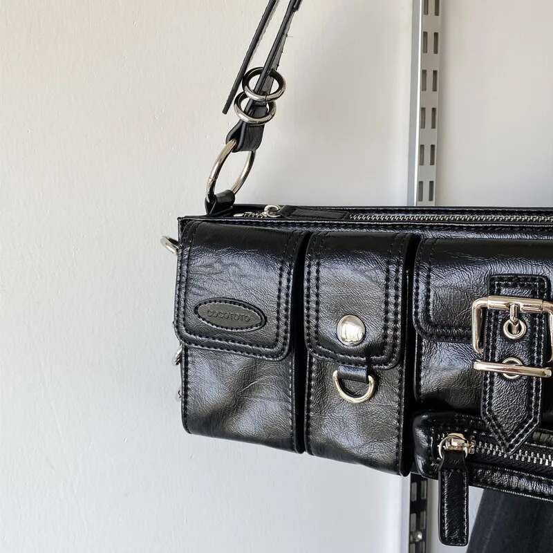 Vintage Handbags For Women Half-Moon Leather Hasp Shoulder Crossbody Bag Designer Ladies Underarm Bags Hobo 2024 Fashion