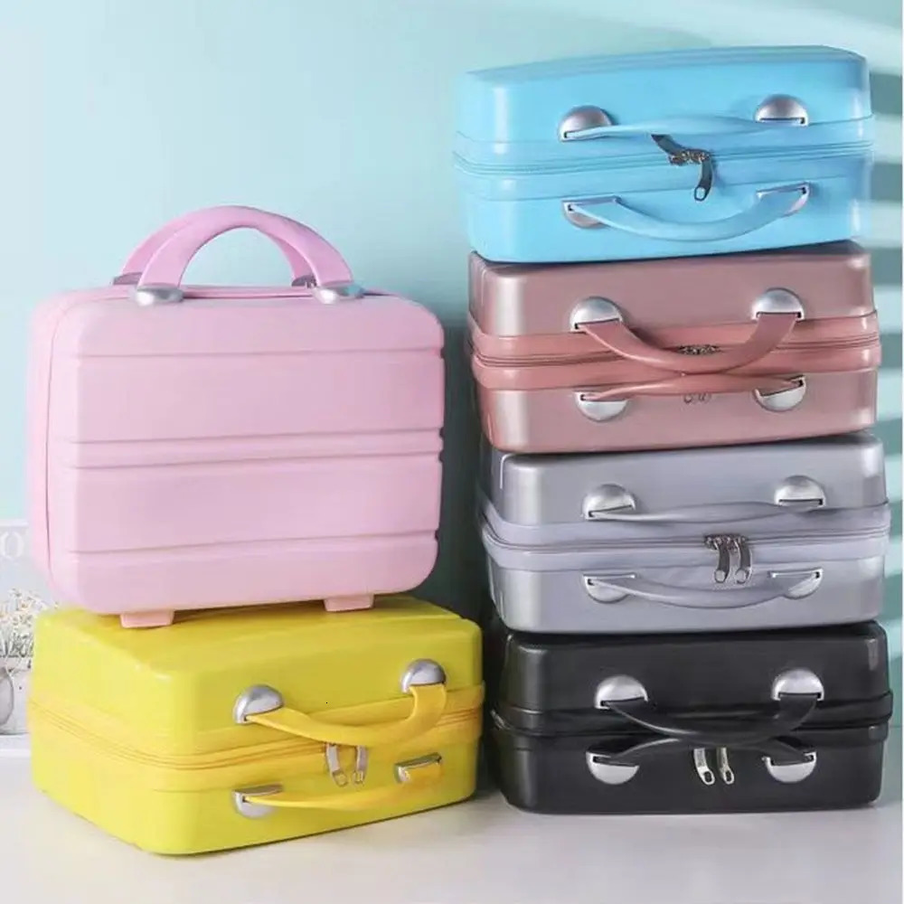 14 inch Mini Travel Suitcase Cosmetic Box Hand Luggage Organizer Case Small Boarding Case 250514