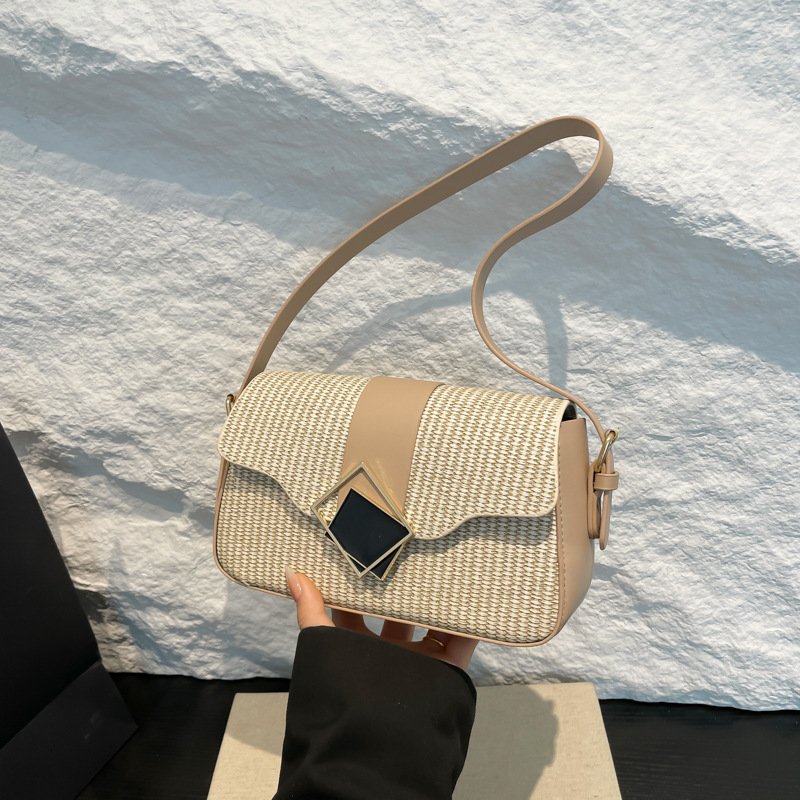 Niche Printed Western Style New Free Delivery Designer Bag Versatile Underarm 2025 New Spring Large Capacity Shoulder Fashion Small Luxury Bag Square 