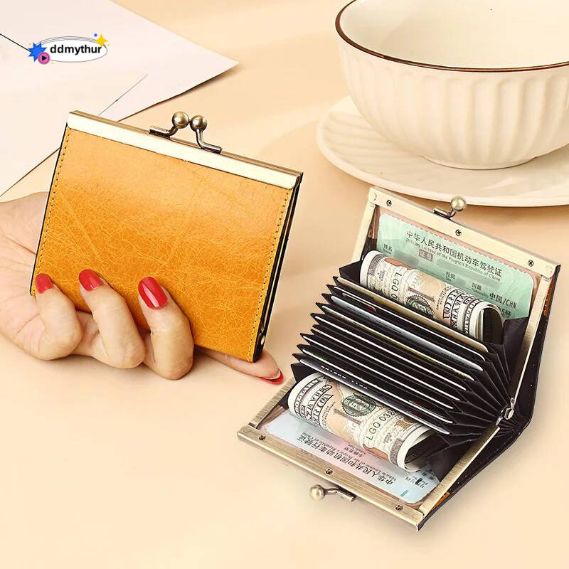 New Women Wallets Fashion Genuine Leather Female Small Purses Short Hasp Wallet Casual Money bag Coin Card Holders Clutch ddmythur