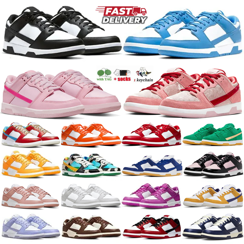 Pandas Running Shoes Low Black White Next Nature Grey Fog Kentucky Triple Pink Otomos Harvest Moon Mens Women dhgate Designer Sneaker Lows Traine