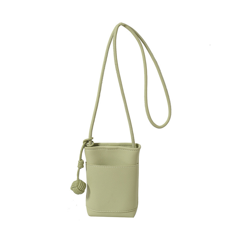New mobile phone multifunctional commuting light luxury fashionable simple crossbody bag women's commuting bag solid color designer cute and exqu