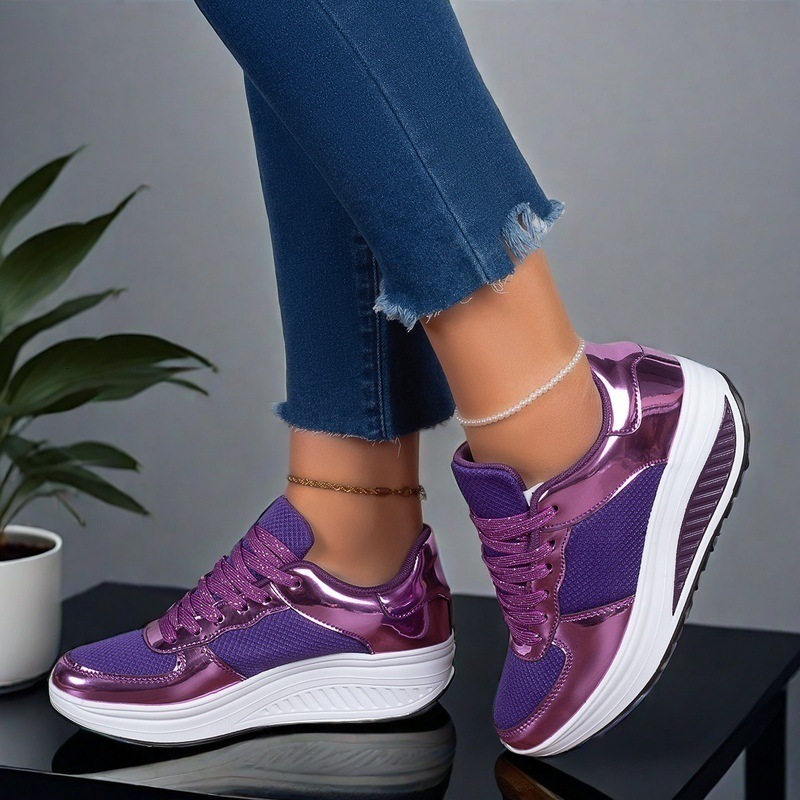 Dad S Ins Trendy Thick Sole Height Increasing Rocking Women S Mesh Breathable Sports Casual Shoes And Leisure Shoes Size Large Ddmysaturn