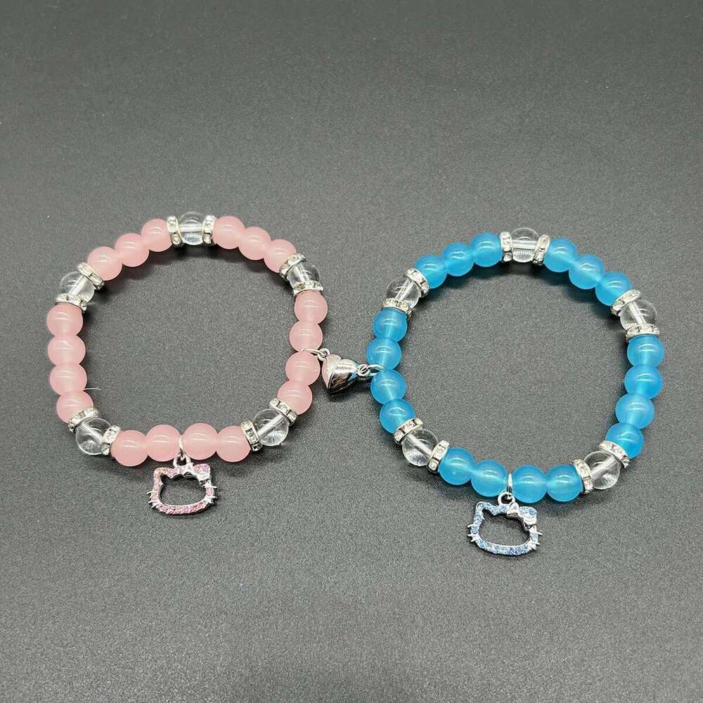 Halloween Bat Hello Cat Friendship Matching Bracelets Couple Best Friends Bff Spider Bracelet Jewelry For Women