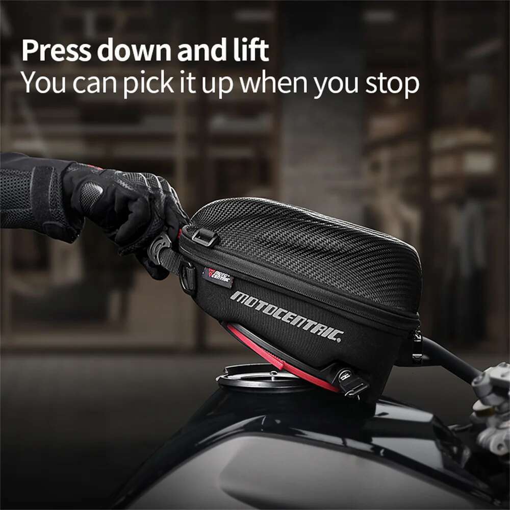 Waterproof Quick Release Motorcycle Bags With Navigation Hard Case Motorbike Fuel Tank Lock Bag For Honda KAWASAKI