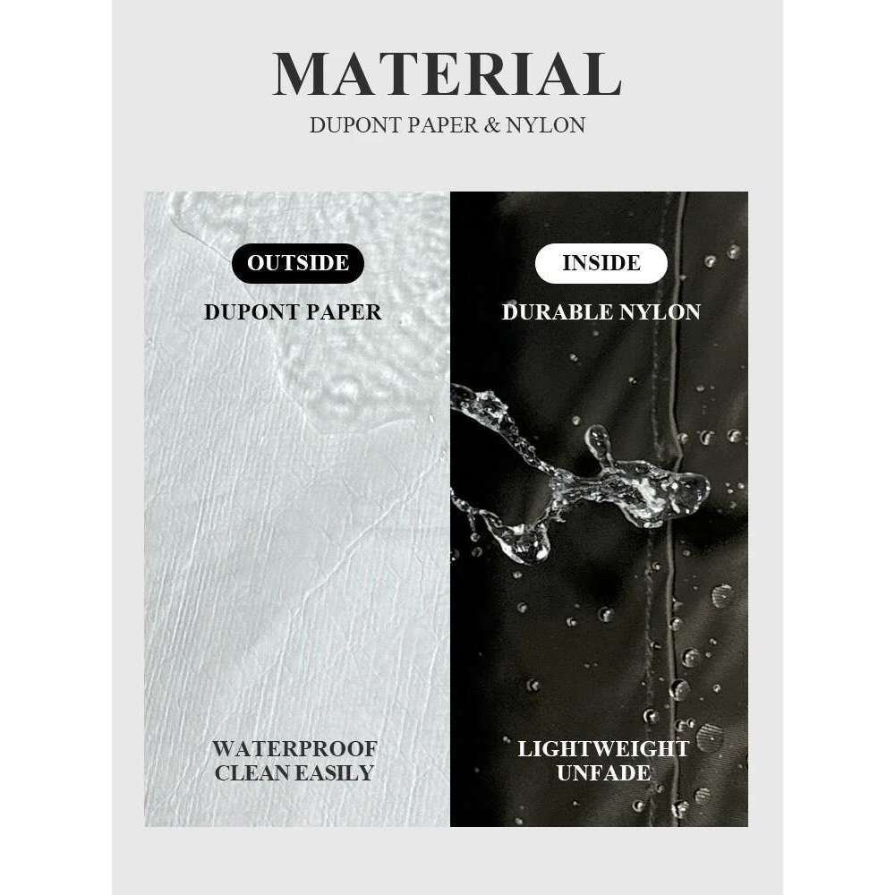 Dupont Paper Purse Insert Fit For The Loop Zipper Inside Makeup Storage In Inner Liner Organizer Bag