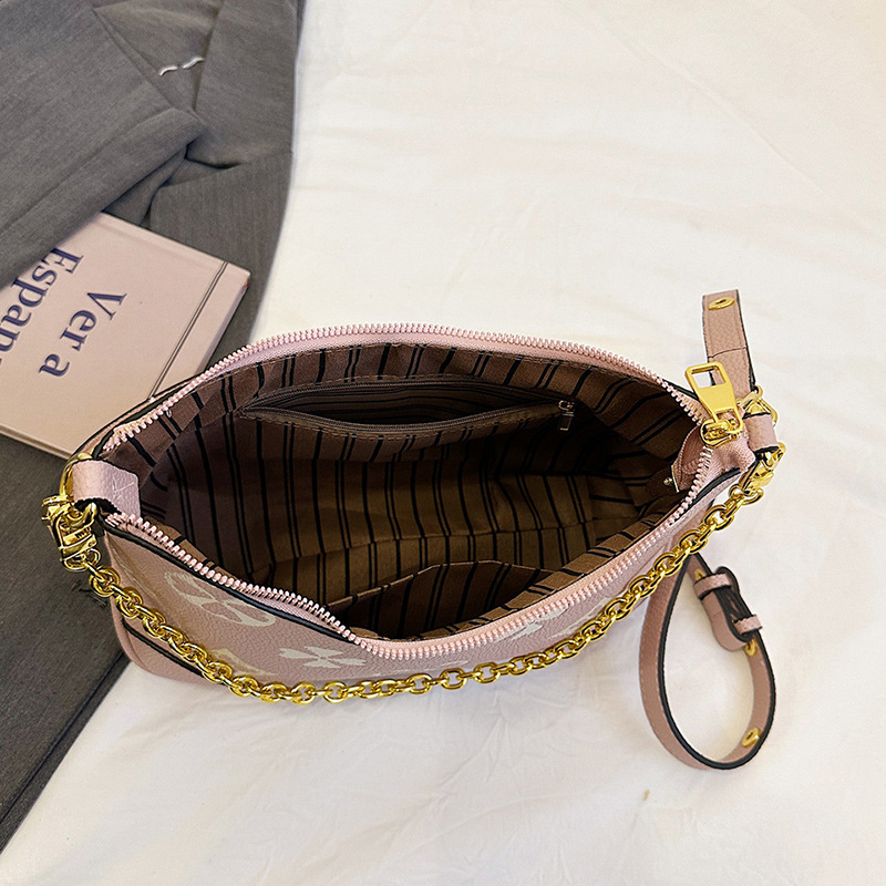 free shipping designer shoulder bags New Fashionable Crossbody half moon black pink package for woman