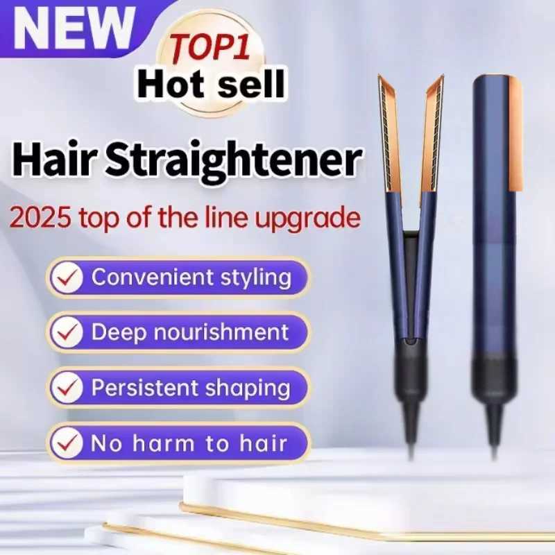 Professional straight plate without damage to hair dry and wet hair straightener and hair dryer negative ion styling tool R250515 PTYJ