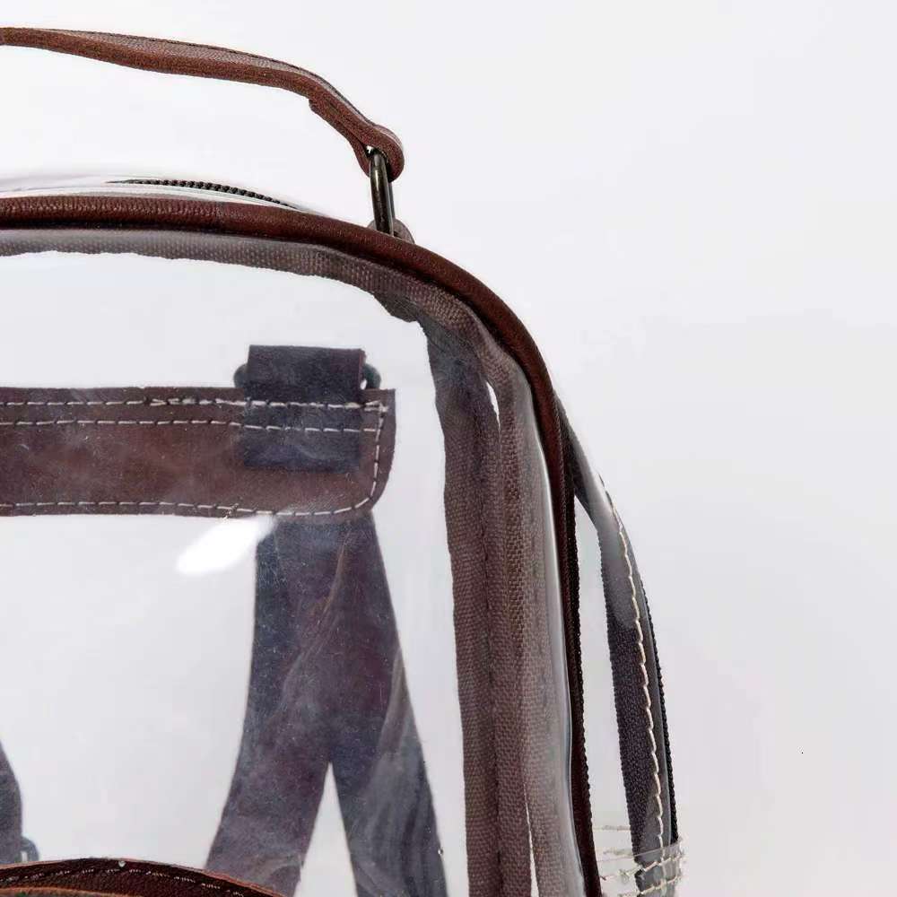 2025S designer ins PVC summer creative jelly women bag simple fashion travel backpack