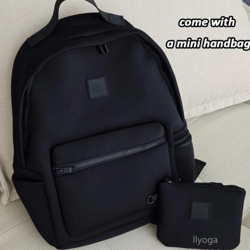Backpack Women Men Bags Yoga Stow Backpack Water-resistant Matte 17.6L Gym Bag Workout Fitness Yoga Unisex Large Travel Sports Bag Student Backpack
