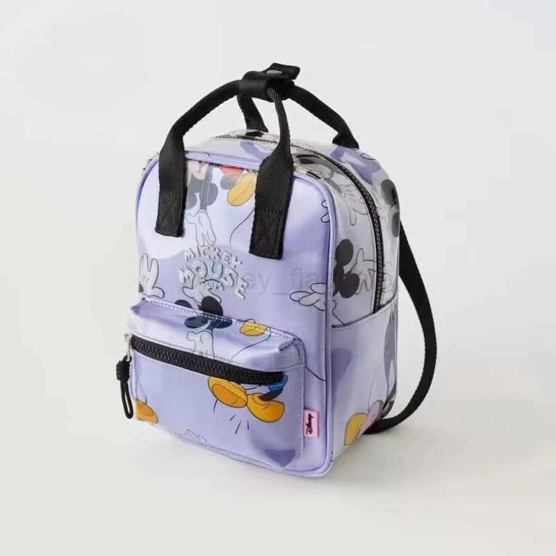 Disney New Childrens School Bag Girls Fashion Mickey Mouse Backpack Mini Backpack Cute School Bag Boys and GirlsXJ250515