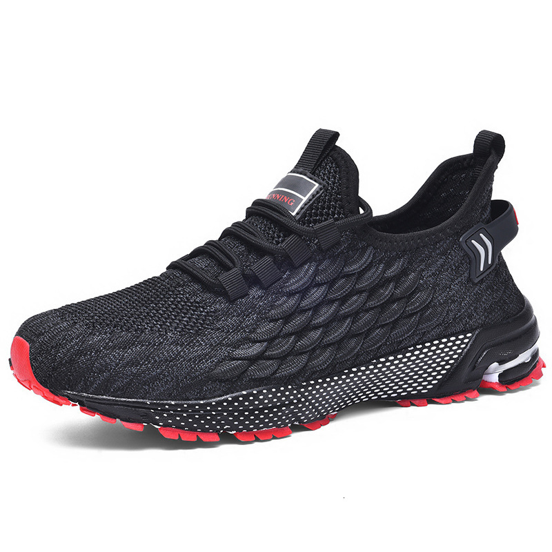 Large Size Fly Woven Mesh Breathable Shock Absorbing Sports Shoes Men S Casual Travel Casual Shoes Fitness Running Shoes Ddmysaturn