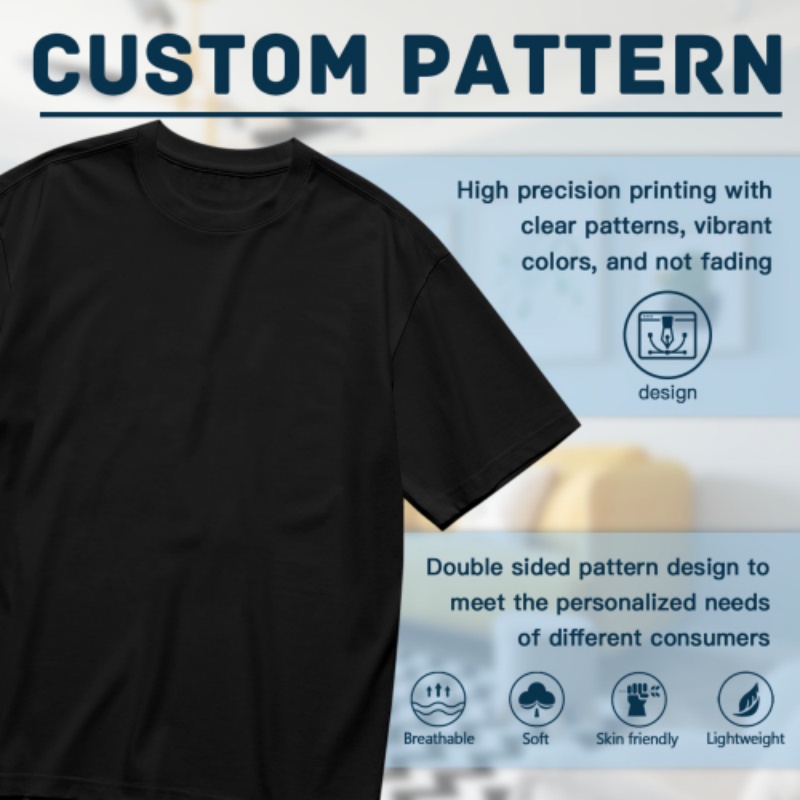 Free Shipping Designer Oversize Men's Women's shirt Short Sleeve Round neck Customized 200g Pure cotton hot stamping T-shirt - front T-shirt