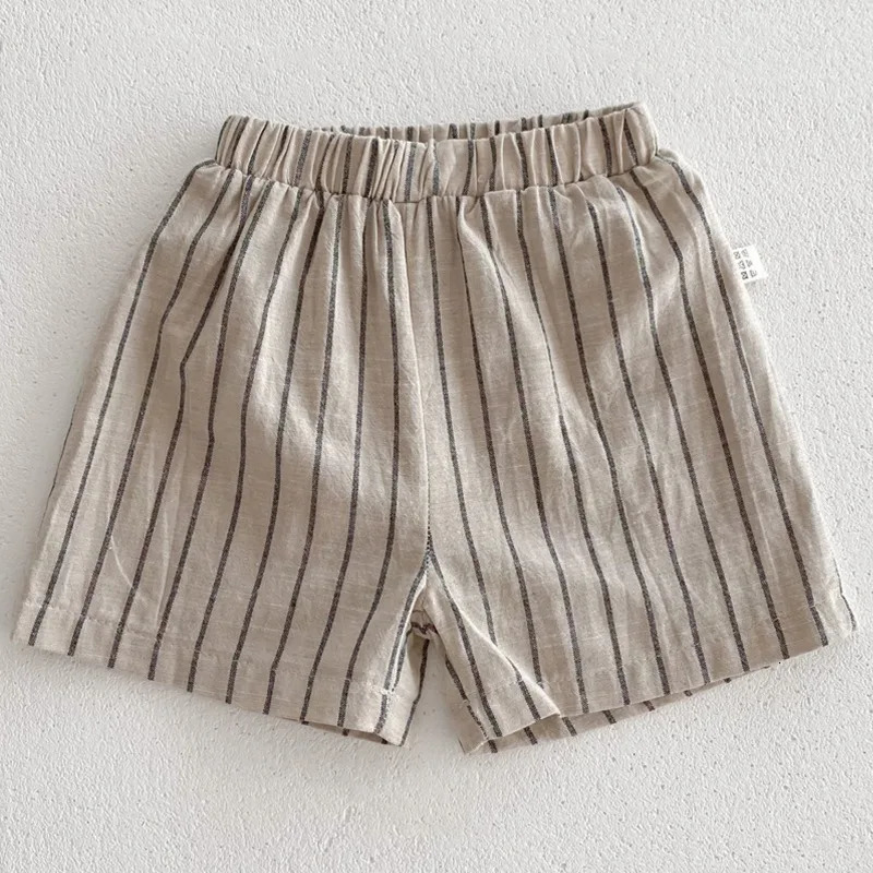 Summer Boys Clothing Set Turn Down Collar Shirt And Shorts Boys Tracksuit 2 Pcs Clothes Set 250515