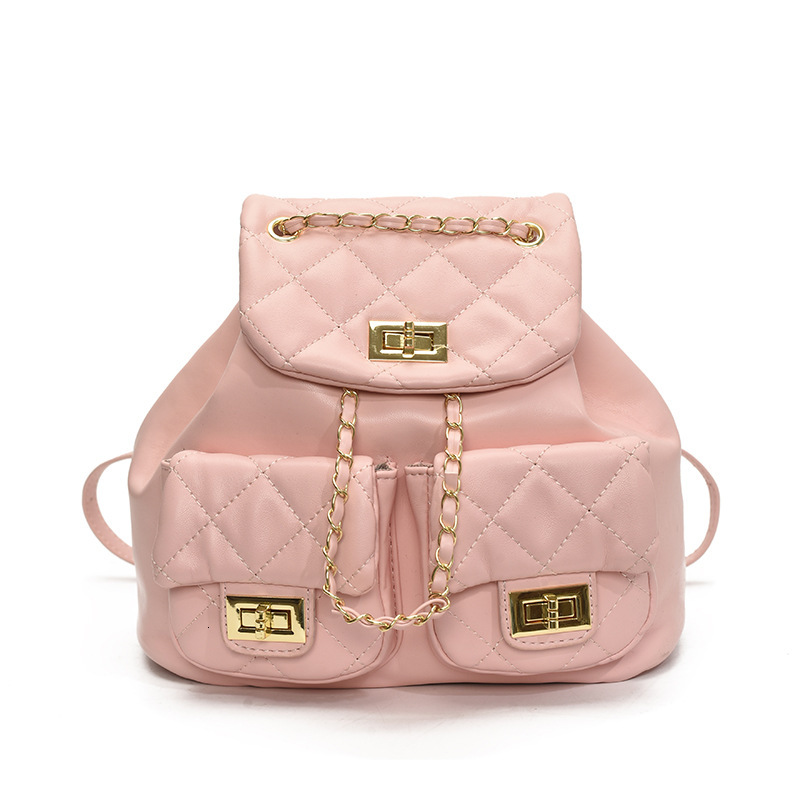 High end fragrance style diamond grid chain small for women's summer 2025 new simple and stylish versatile travel backpack