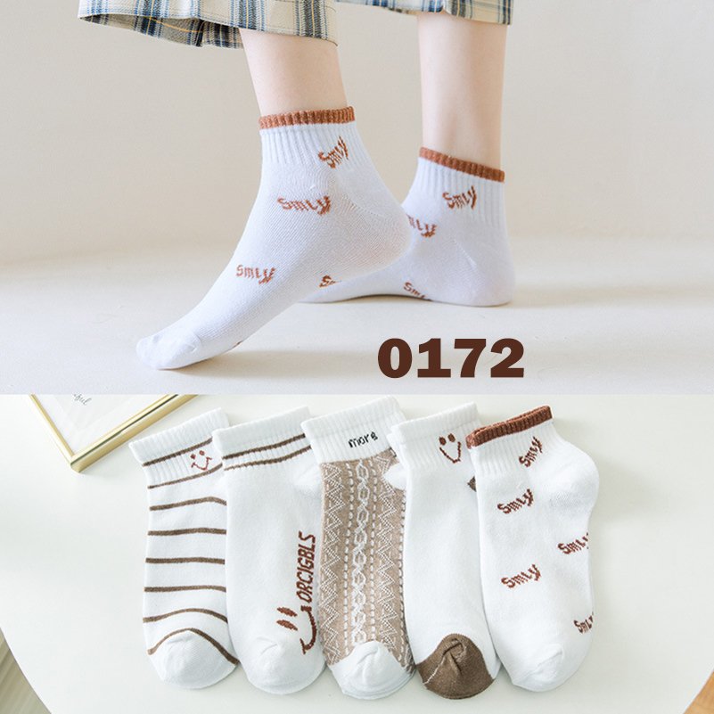 JW44141 Thin Spring and Summer Women's Sports Socks Polyester 13-18 Year Girl Shallow Mouth Short Socks Boat Retail and Wholesale