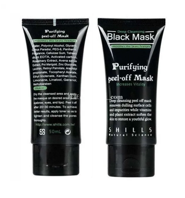 Blackhead Remover Mask Facial Shrink Pores Acne Black Head Removal Cream Nose Cleansing Black Peel Off Masks Gel Skin Care