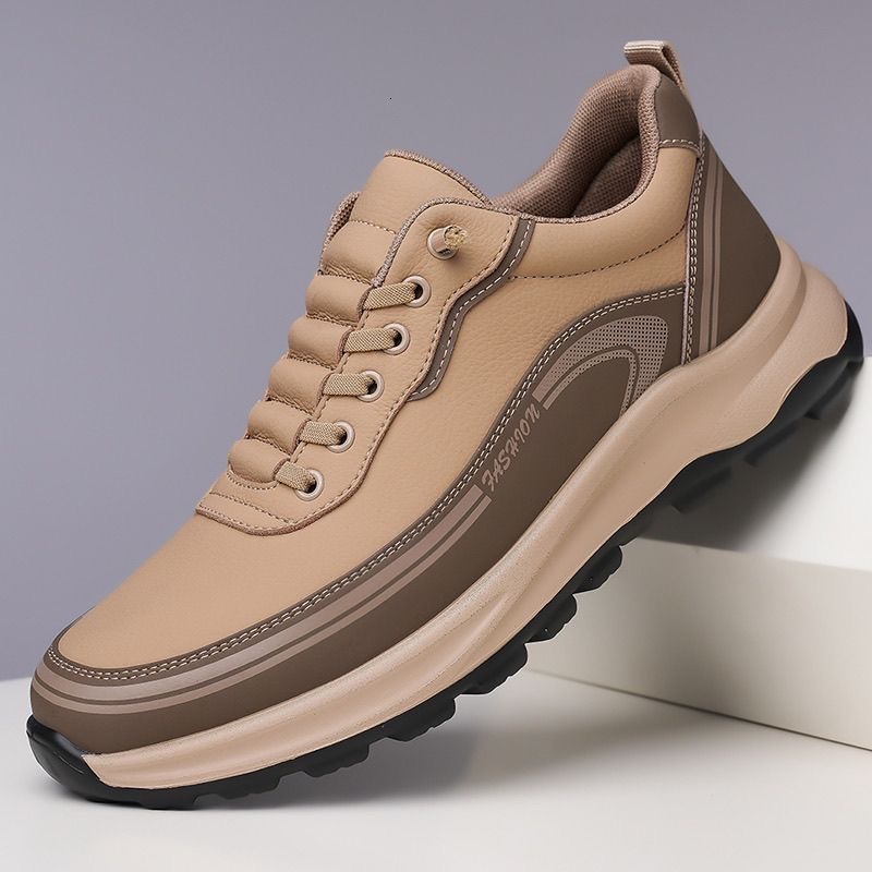 2025 Summer New Leather Lazy One Step Trendy Men's Sports and Leisure Shoes