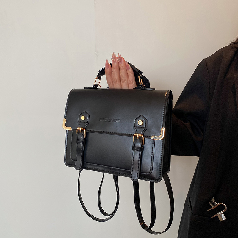 Academy Premium Women's Document Double Slant Cross Single Shoulder Luxury Bag Handheld New Free Delivery Designer Bag Small Bag Fashion Versatil