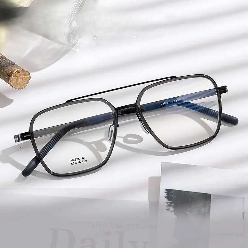 Reven Jate 2675 Optical Pure Titanium Round Frame Prescription Eyeglasses Rx Men or Women Glasses for Male Female Eyewear
