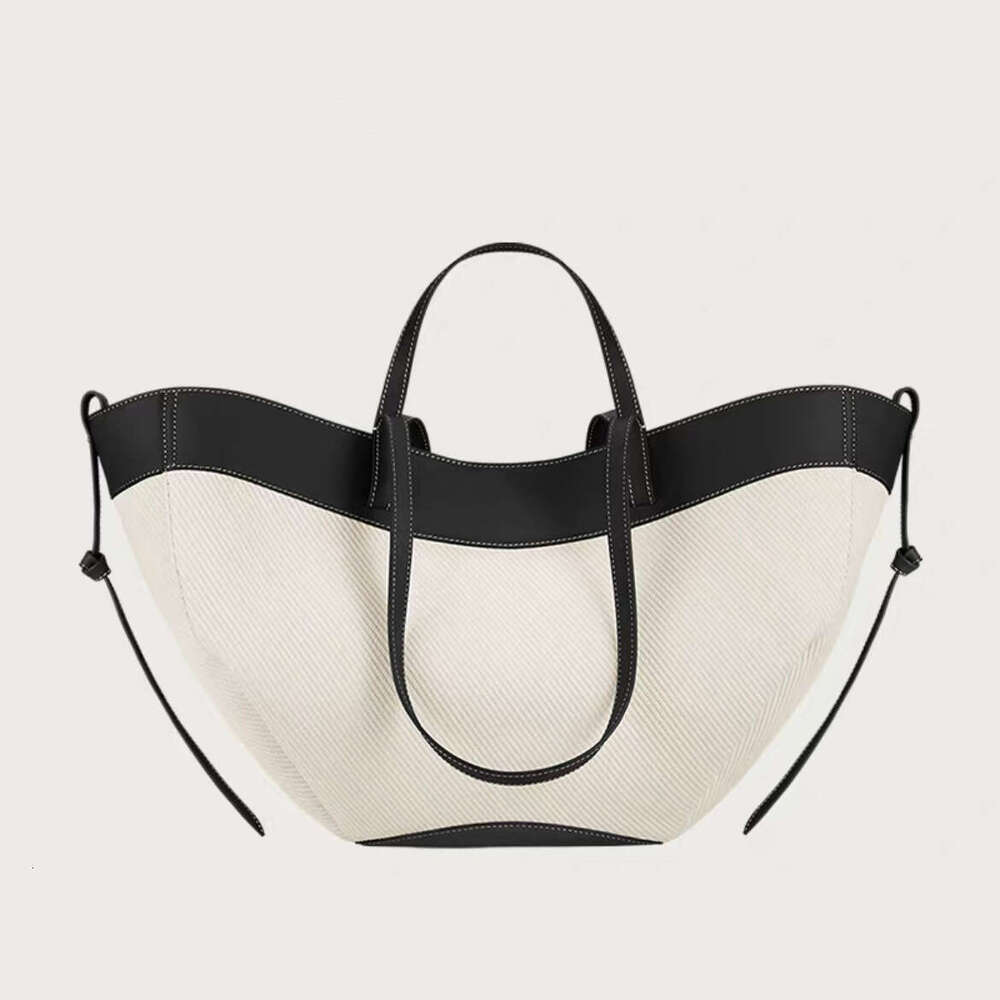 Women's Bags Designer Cymetisse Knitted Splicing Handheld Single Shoulder Large Capacity Commuter Women's Tote Bag