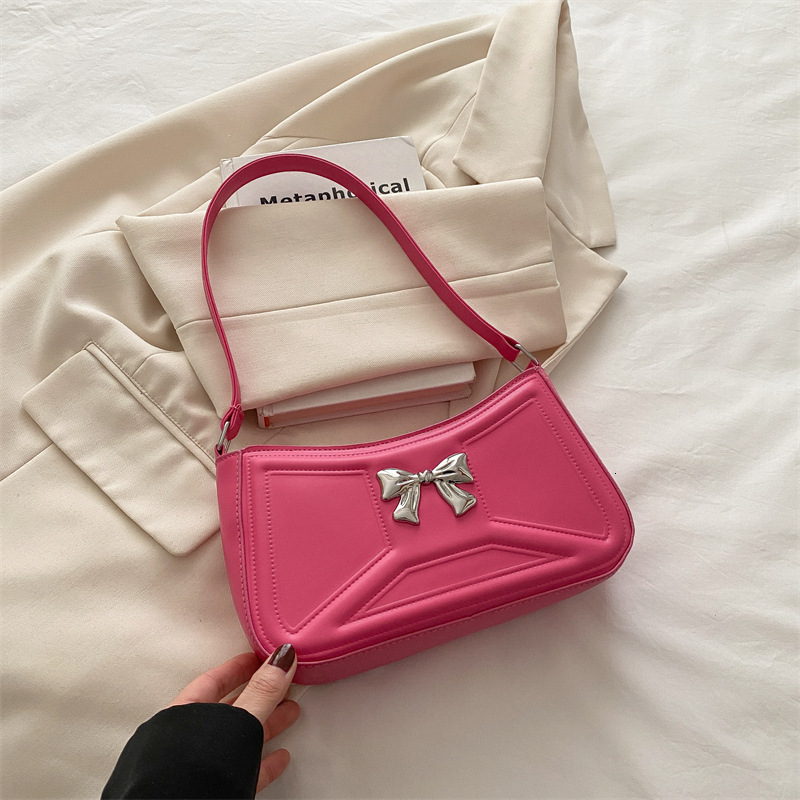 New Trendy Versatile Simple And Fashionable Commuter Women's One Shoulder Handheld New Free Delivery Designer Bag Luxury Bag Underarm Bag Decorat