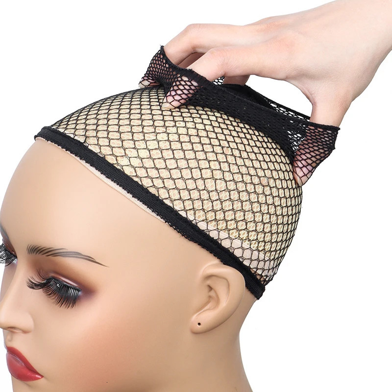 Stretchable Elastic Hair NetsBlack Hairnet Mesh Wig Cap for Long HairHair Net for Wig Hair Cap for Wigs 250513