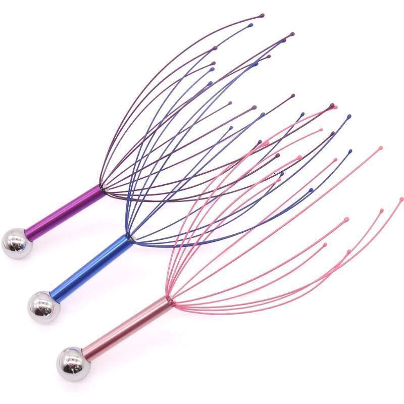 Body Back Scratcher Manual Head Massager Gently Massage for Stress Relief Relaxing Scalp Scr