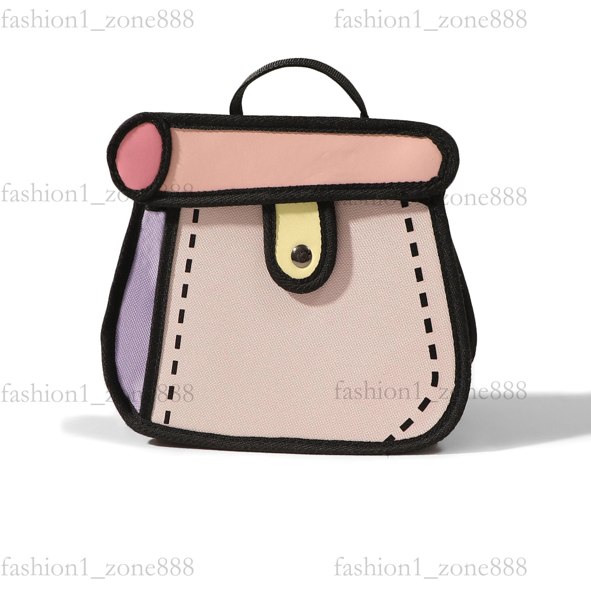 Super Cute Designer Bag Fashion 2D Cartoon Tote Bag High Quality Canvas Handbag Luxury Mini Shoulder Bags Outdoor Beach Party Holiday Gift Summer Godd