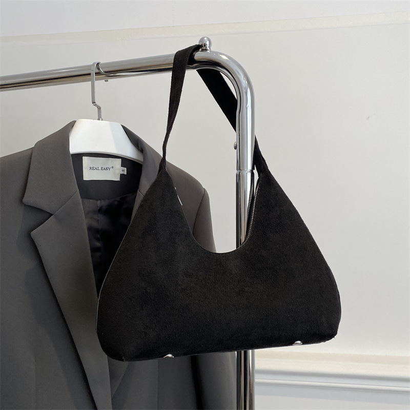 Free Delivery Designer Bag Large Capacity Underarm 2025 Luxury Women's Suede Versatile Autumn/winter Handheld Shoulder Bag Luxury Bag