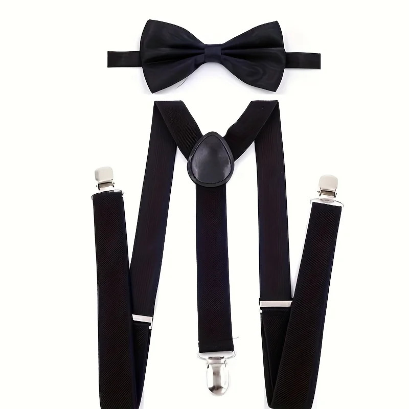 Men Suspenders High Elastic Adjustable 3 Strong Clips Suspender Heavy Duty W Trousers Braces Pants Holder Wedding Wear 250515
