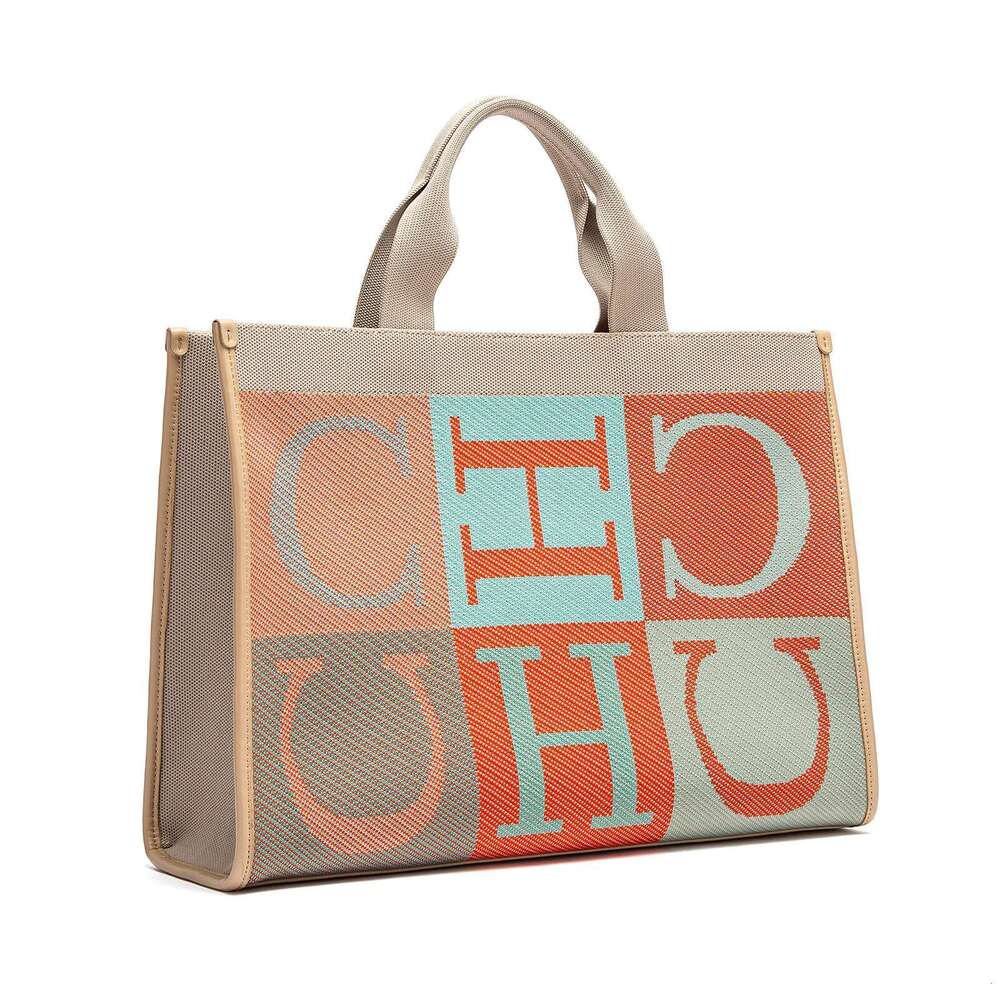 CHCH Women's Shopping 2025 New Eco friendly Flyknit Simple Mommy Bag