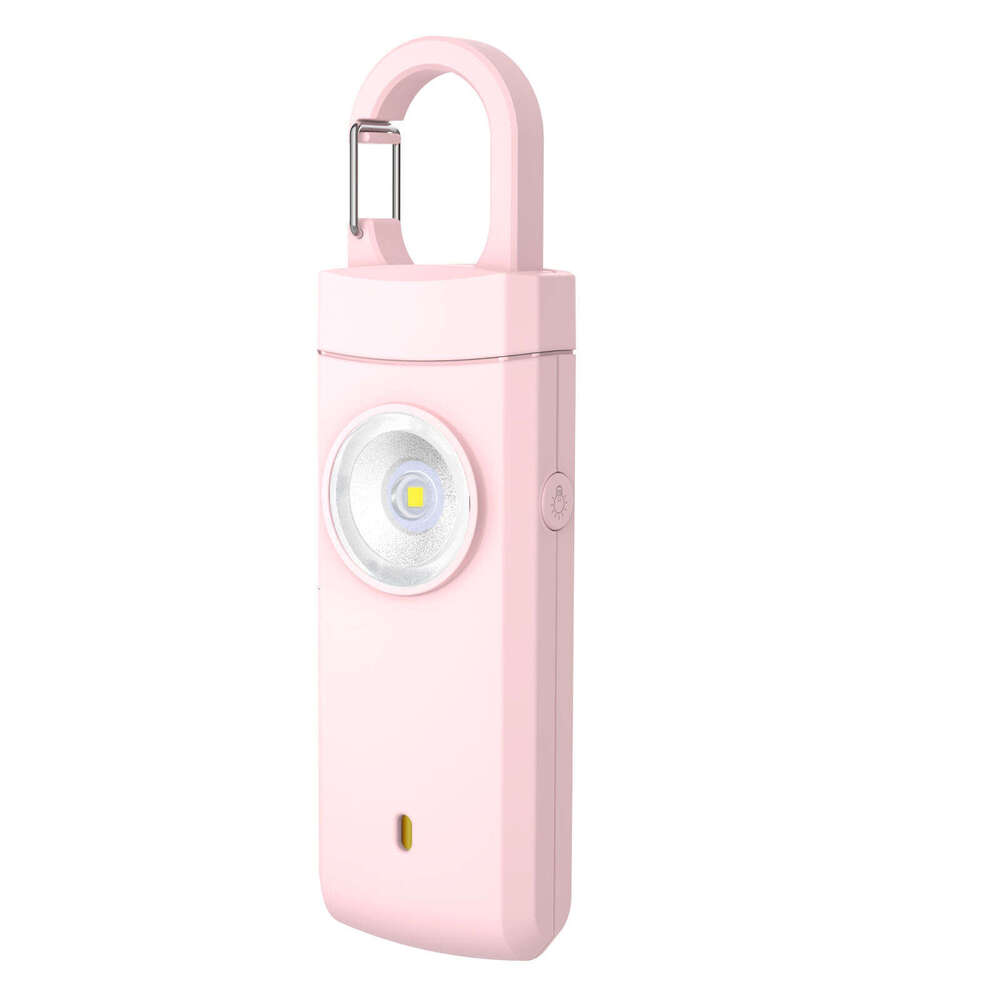 Hot-selling rechargeable personal alarm 130DB ladies Wolf-proof device for students to help.