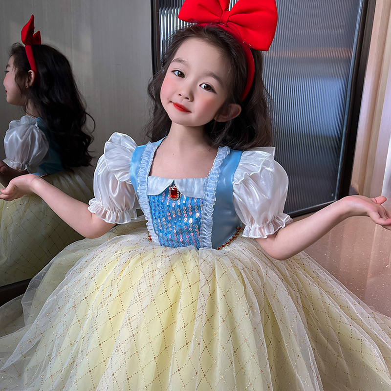 DISNEY girls designer clothes toddler designer clothes Frozen Elsa princess Little girl's dress princess outfit holiday wear comfortable soft all
