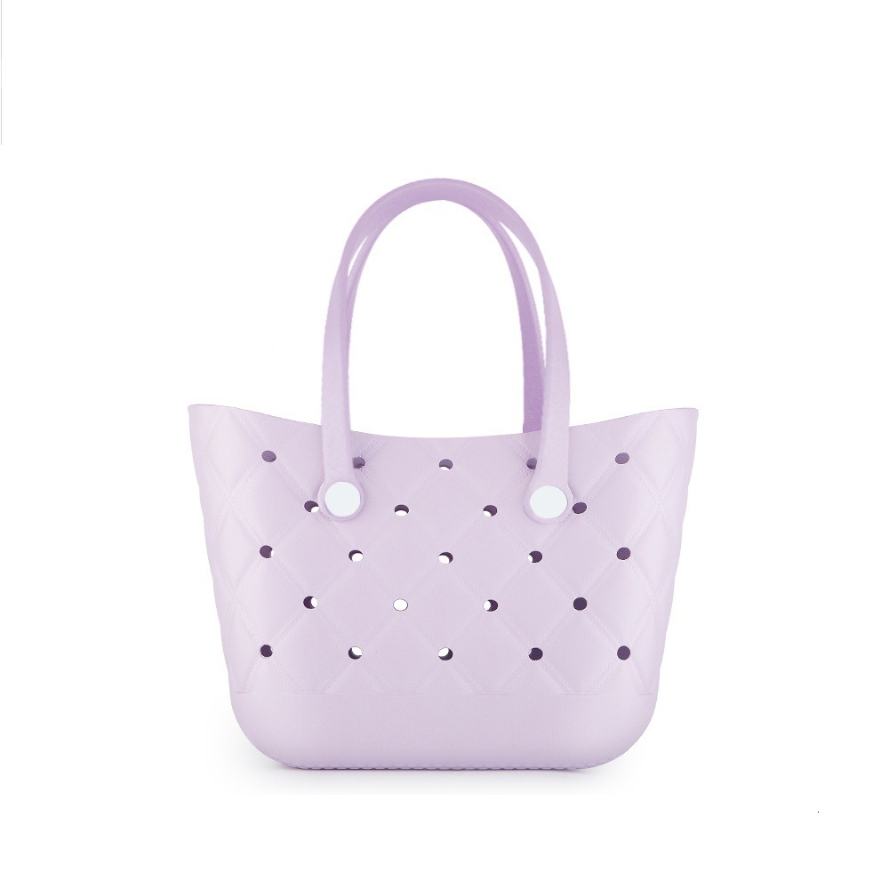 EVA large capacity summer new handbag dopamine French diagonal cross waterproof fashionable generous beach bag