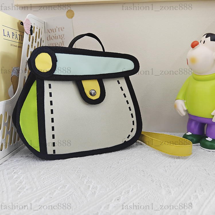 Super Cute Designer Bag Fashion 2D Cartoon Tote Bag High Quality Canvas Handbag Luxury Mini Shoulder Bags Outdoor Beach Party Holiday Gift Summer Godd