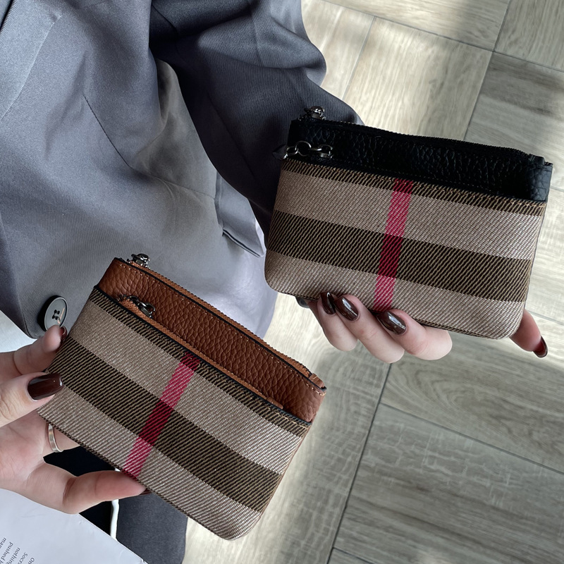 Small wallet, women's coin purse zipper compact mini new genuine leather fashionable and niche New Free Delivery Designer Bag