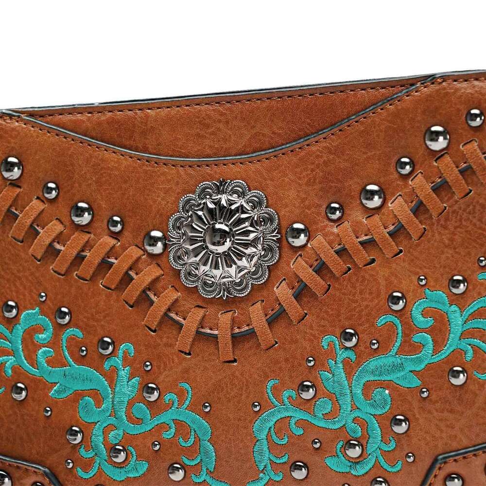 Celela Designer Handbag Original Design Women's Embroidered Western Leather Purse Shoulder Bag For Ladies Handbag