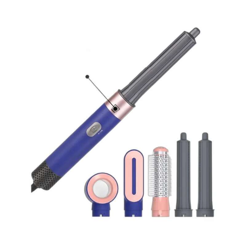 US/UK/EU 5 in 1 Straight Tool Automatic Curling Hair Dryer with Curlers Styling Carrying negative ions