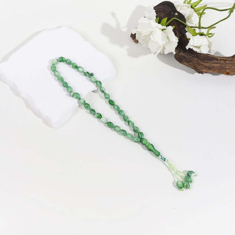 Taisbiha 33 classic acrylic prayer Muslim praise beads, men's and women's hand-held bracelet accessories