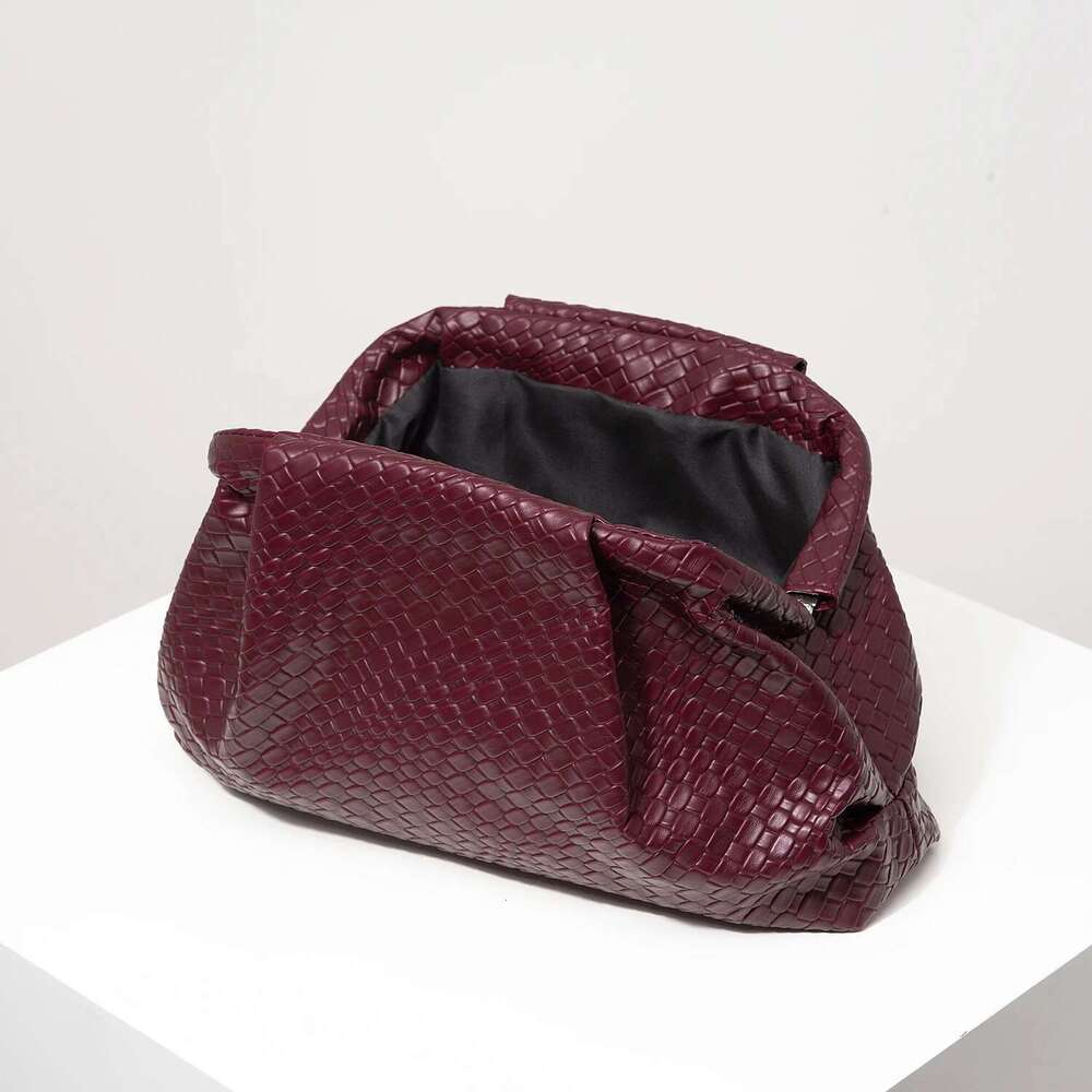 Vintage Artificial Leather Woven Pattern Clutch Bury Bag, Picorm Dresses For Women, Large Capacity Women Purse