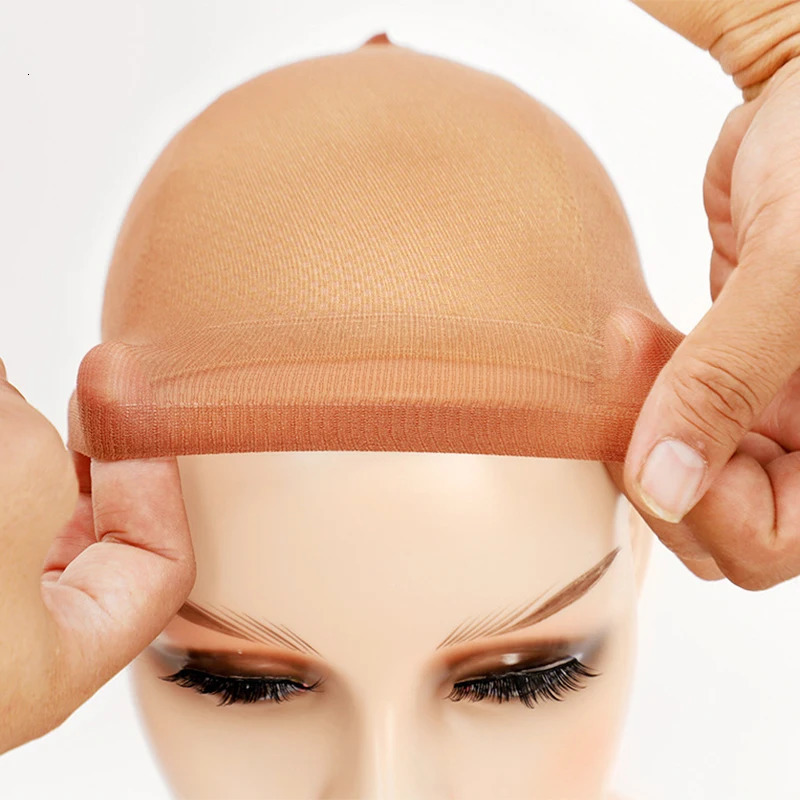 2 Pieces/Set Wig Cap Hair net for Women Hairnets Wig Nets Stretch Mesh for Wigs Free Size 250513