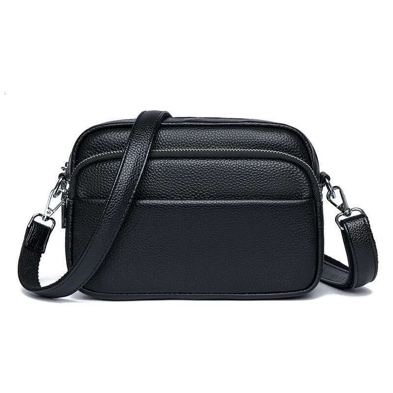 Women 2024 Cow Handbag High Quality Female Messenger Designer Soft Genuine Leather Shoulder Crossbody Bag For